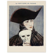 La Venitienne au Masque illustration published in Fantasio vintage magazine by George Barbier.