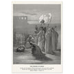 Gustave Dore The Bible engraving print . The finding of Moses illustration .