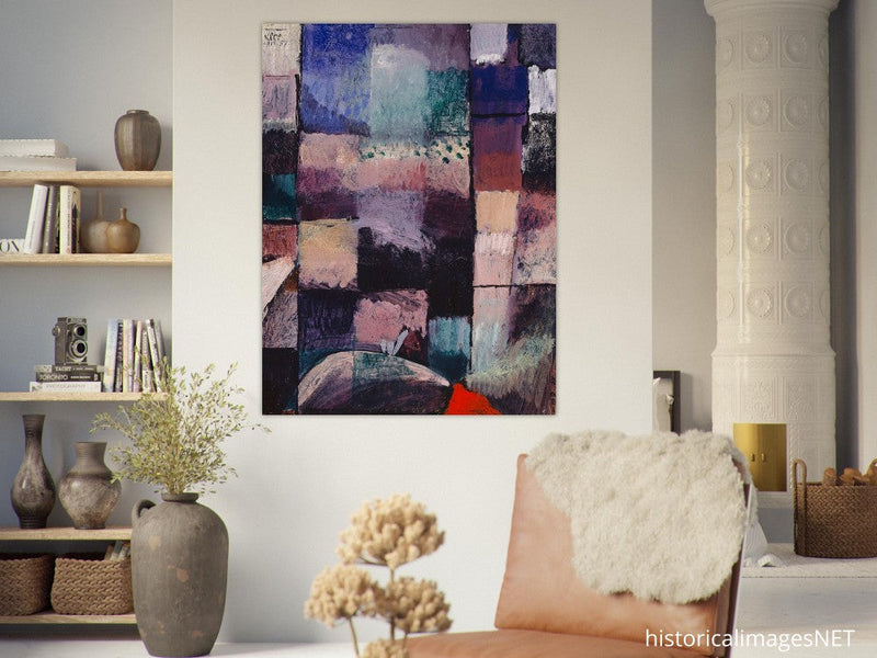 Paul Klee Uber ein Motiv aus Hammamet abstract painting.