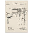 Hair Drier patent drawing by G M Kazanjian