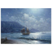 Ivan Aivazovsky  painting Off the coast near Yalta by moonlight