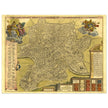 Antique city map of Rome in Italy XVIII Century by Johan Baptiste Homann.