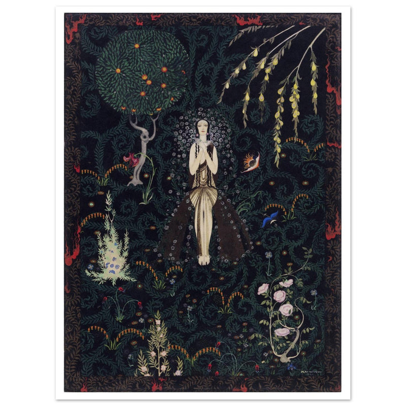 Kay Nielsen and his illustration Flowers and Flames 1921 .