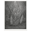 Gustave Dore illustration for The Divine Comedy by Dante Alighieri. Mercury Paradise.