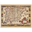 Nova Hispaniae ancient map reproduction of 1610 by Jodocus Hondius based on Gerhard Mercator