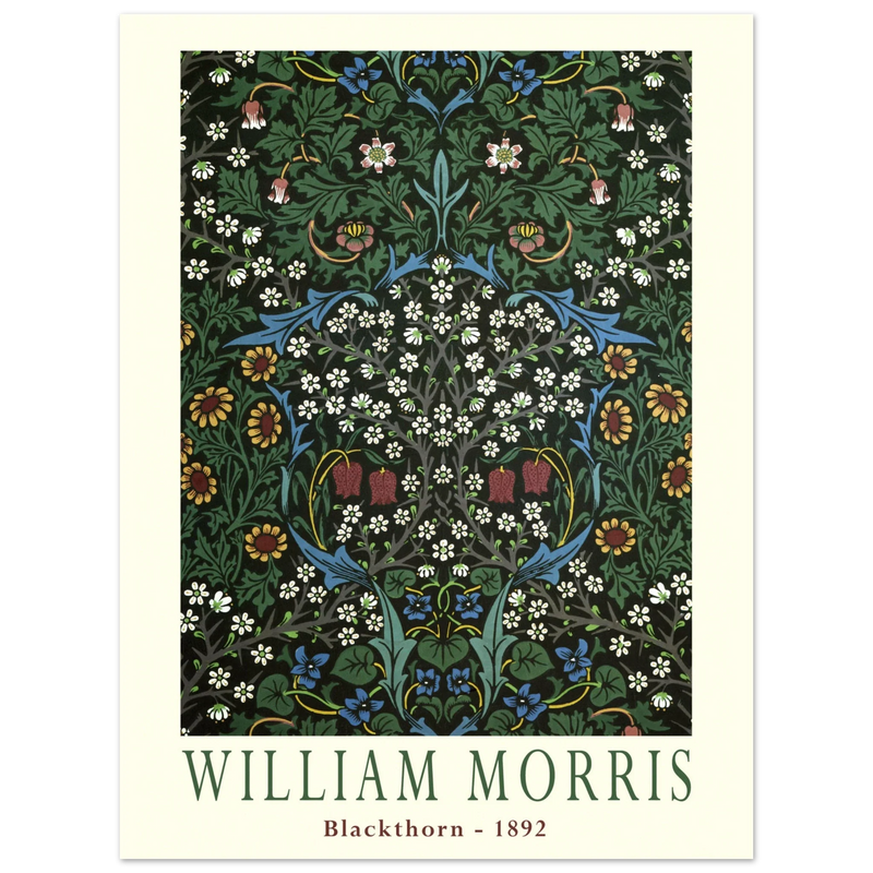 William Morris Blackthorn 1892.
