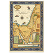 The Picture Map of the Holy Land by Harold Haven Brown . Biblical Palestine vintage map.