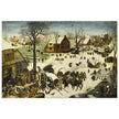 The Census at Bethlehem painting by Pieter Bruegel The Elder.