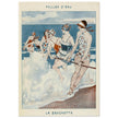 Poules d' Eau by Fabien Fabiano.  illustration of an illustration published in Fantasio Magazine in the 30s.