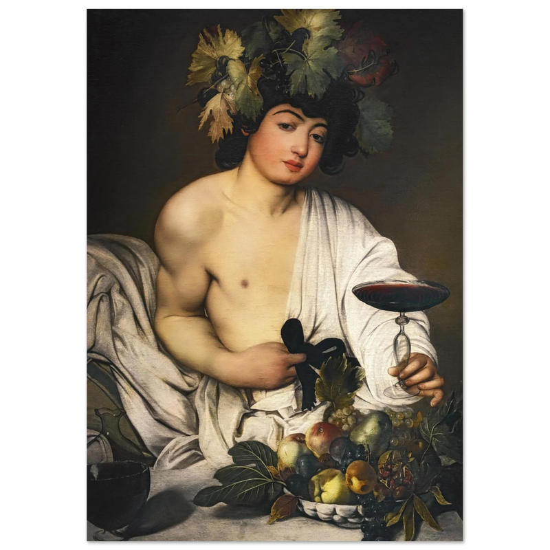 Bacchus God of wine by Michelangelo Merisi da Caravaggio