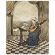 Edmund Dulac illustration for The Wind Tells of Waldemar Daa and His Daughters fairy tale print reproduction