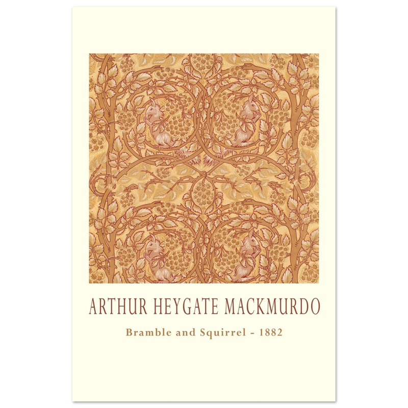 Arthur Heygate Mackmurdo Bramble and Squirrel .