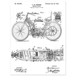 Motorcycle old patent by G. W Manson.