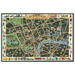 The Daily Telegraph Picture Map of London vintage poster .