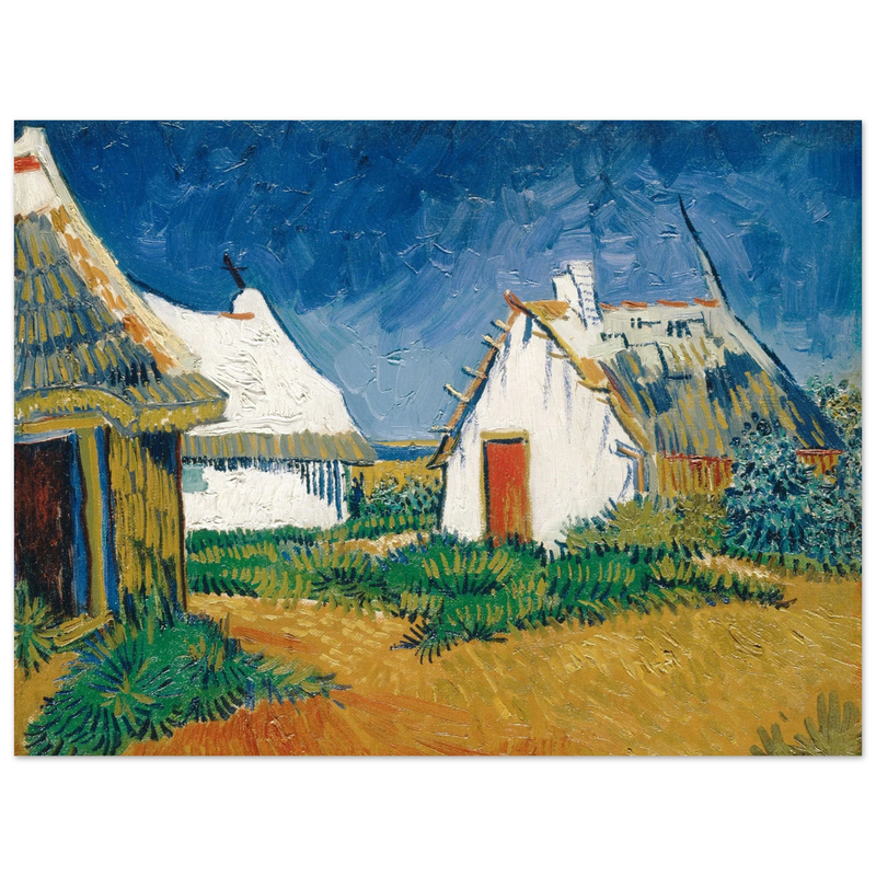 White Cottages at Saintes-Maries by Vincent Van Gogh