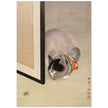 Cat Watching a Spider poster reproduction Author: Oide Toko