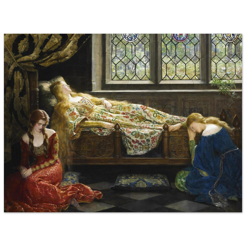 The Sleeping Beauty painting by John Collier.
