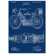 Motorcycle old patent by G. W Manson.