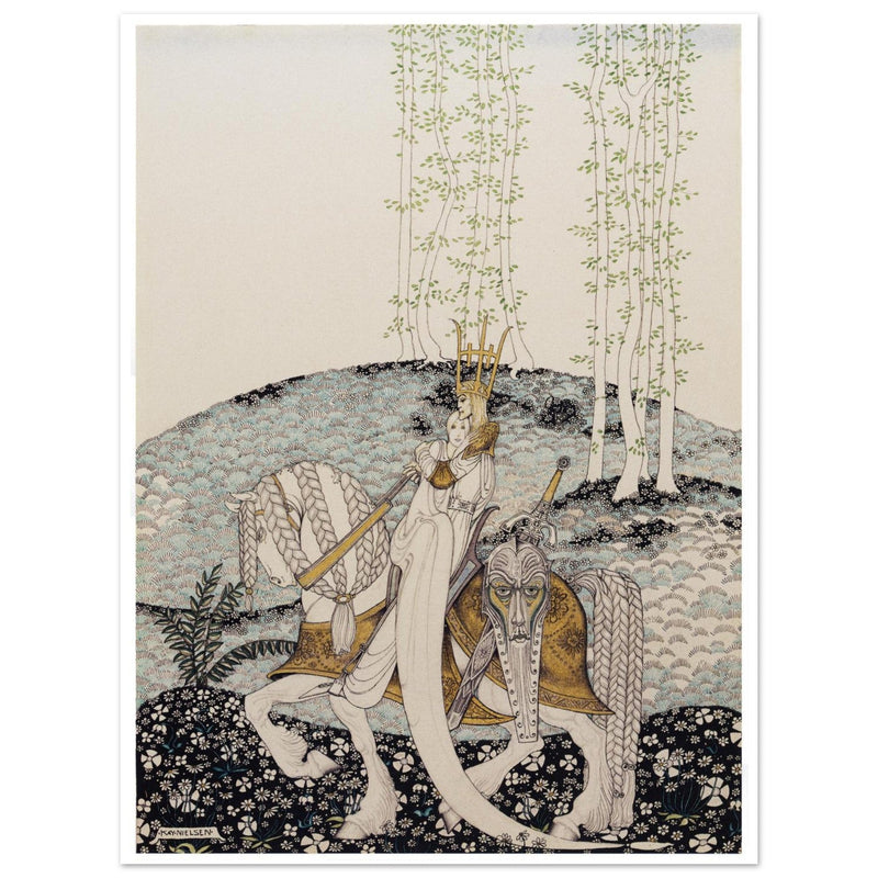 Kay Nielsen and his illustration to The Lassie and Her Godmother.