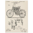 Motorcycle old patent 686284 by Gottschalk