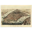 Aerial view of the city of New York by Nathaniel Currier and James Merritt Ives