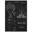 Airship patent illustration by T S C Lowe. Air Balloon