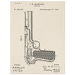 Firearm mechanism patent by John M. Browning.