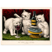 The three jolly kittens  at the feast Author Currier & Ives 1871