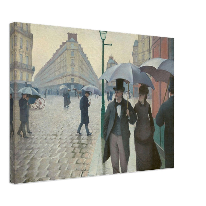 Paris Street Rainy Day by Gustave Caillebotte 1877.