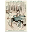 Les Belles Etrennes by Fabien Fabiano.  illustration of an illustration published in Fantasio Magazine in the 30s.