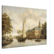 Jacobus Storck Nijenrode Castle on the Vecht near Breukelen. Antique old marine painting.  artwork