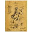 vintage microscope patent by J H Ford.