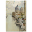 Venice Italy "Over a Balcony," View of the Grand Canal by Francis Hopkinson 1897.
