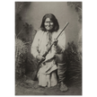 Geronimo Apache leader.  Portrait of native american indian.