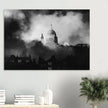 Second World War photograph. Saint Paul's Cathedral fire raid.