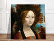 Leonardo da Vinci Ginevra de' Benci portrair .