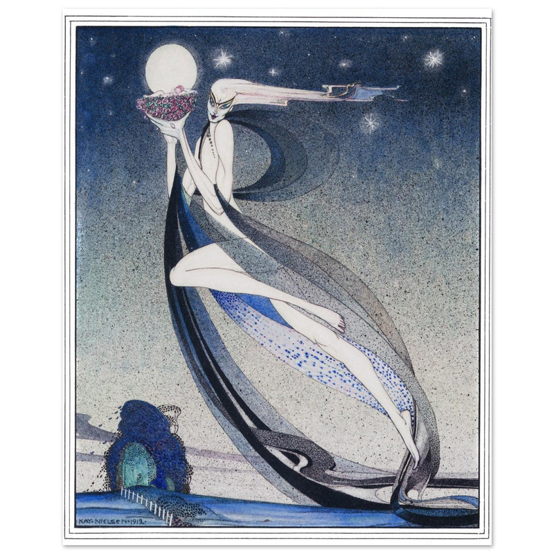 Kay Nielsen and his illustration  Felicia or The Pot of Pinks.