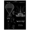 Airship patent illustration by T S C Lowe. Air Balloon