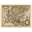 Ancient map of Europe and the Celts. Europam sive Celticam veterem by Abraham Ortelius.