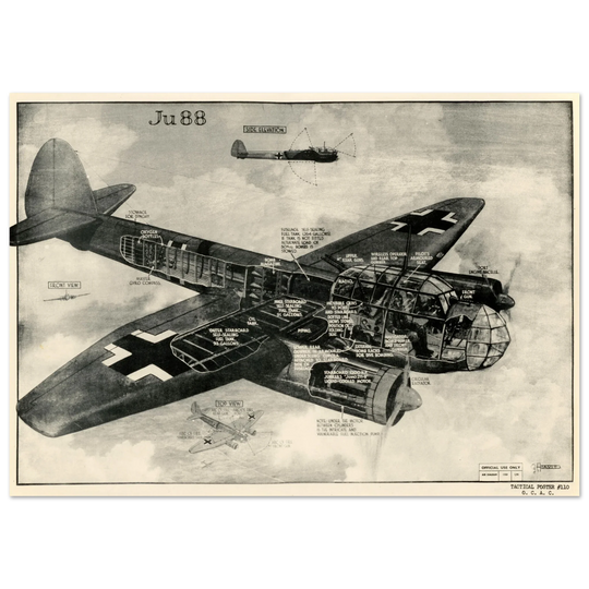 Junkers Ju 88  german combat aircraft of II World War