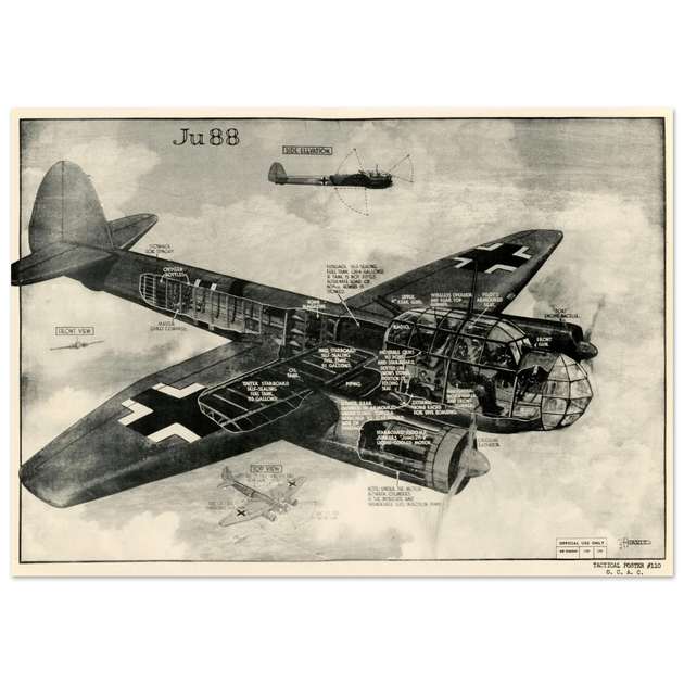 Junkers Ju 88  german combat aircraft of II World War