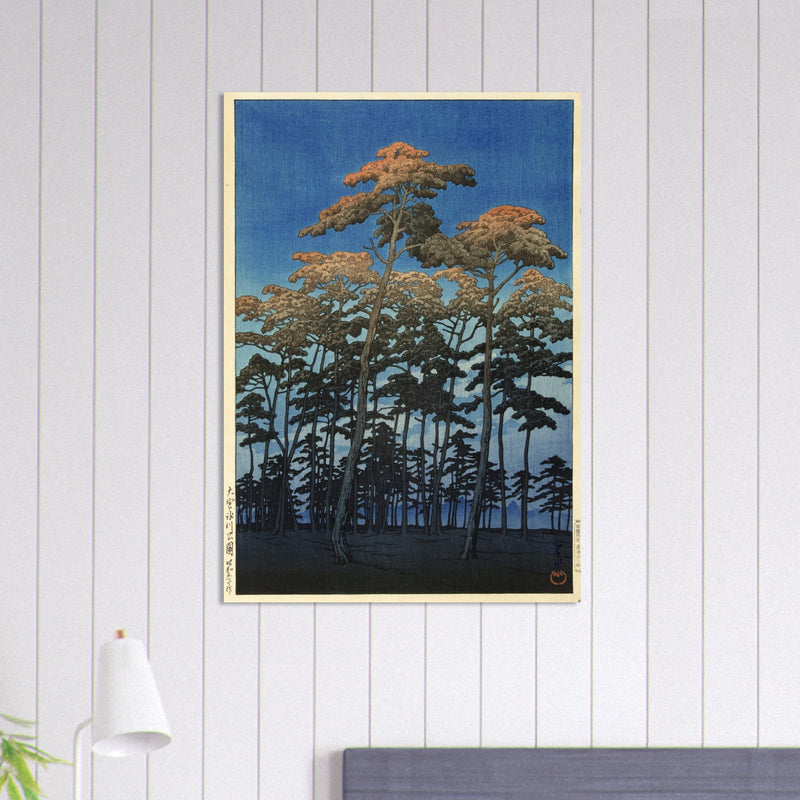 Hikawa Park in Omiya by Kawase Hasui