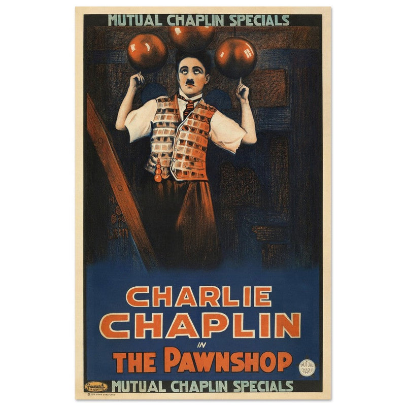 Charlie Chaplin The Pawnshop movie poster.