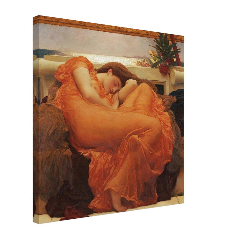Flaming June painting by  Frederic Leighton