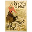 Theophile Steinlen print for Comio Cycles. Art Nouveau bicycle advertising poster. decoration.
