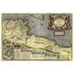 Ancient map of North Africa. Africae Propriae Tabula by Abraham Ortelius