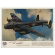 Lancaster Bombers vintage poster reproduction