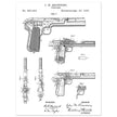 Firearm patent by John Moses Browning 1897 .