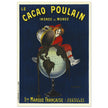 Le Cacao Poulain vintage advertising poster by Leonetto Cappiello.