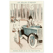 Les Belles Etrennes by Fabien Fabiano.  illustration of an illustration published in Fantasio Magazine in the 30s.